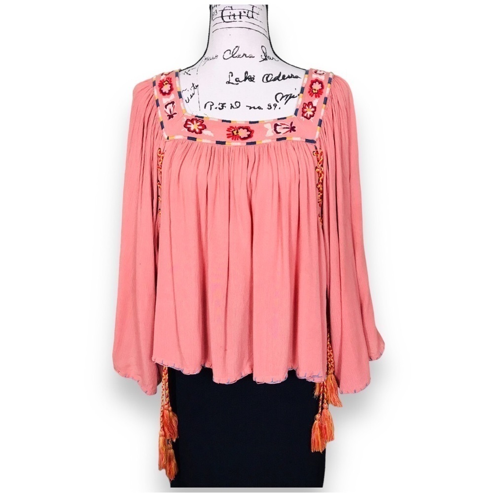 Banjara Anthropology Embroidered Bohemian Top